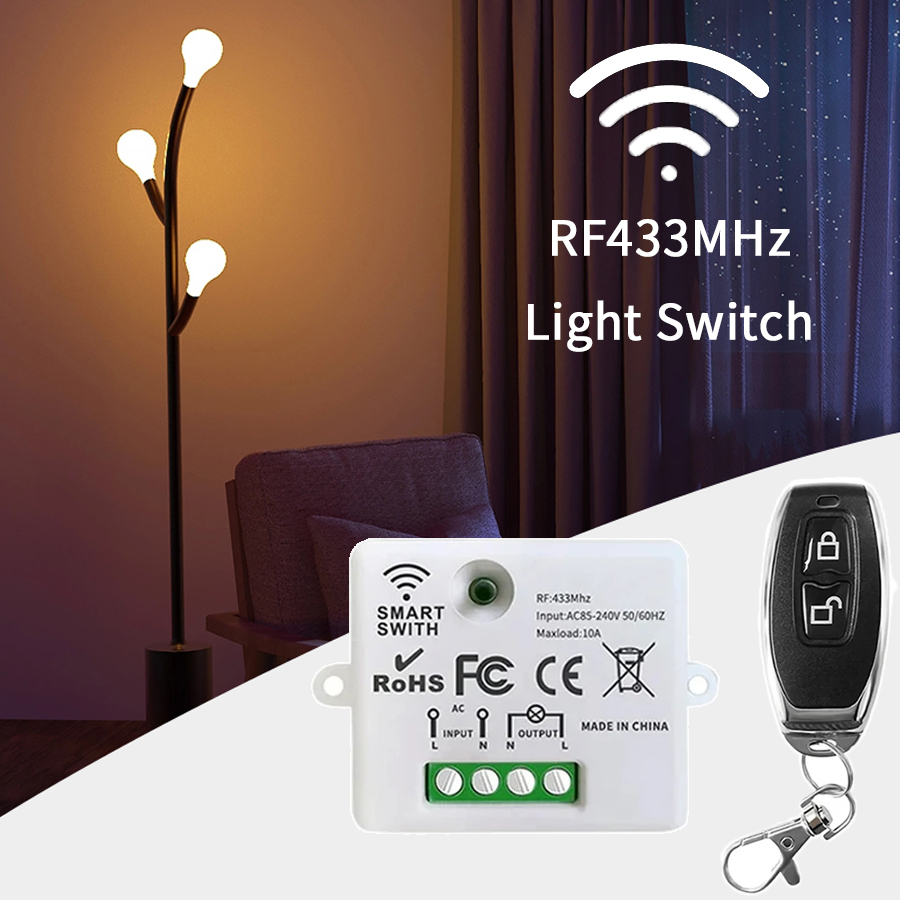 Smart Home Lighting - RF 433MHz Wireless Remote Control Switch