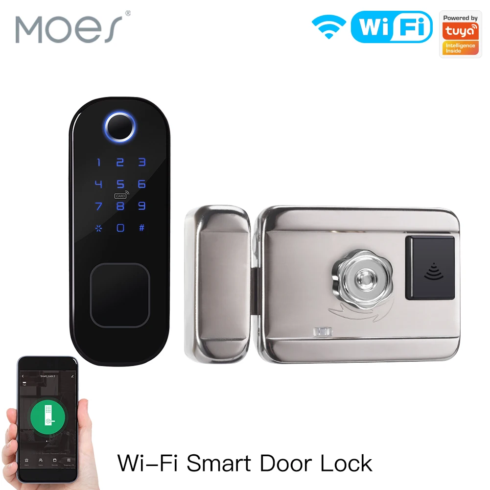 Smart Home Door Lock - MOES WiFi Tuya Thông Minh Khóa