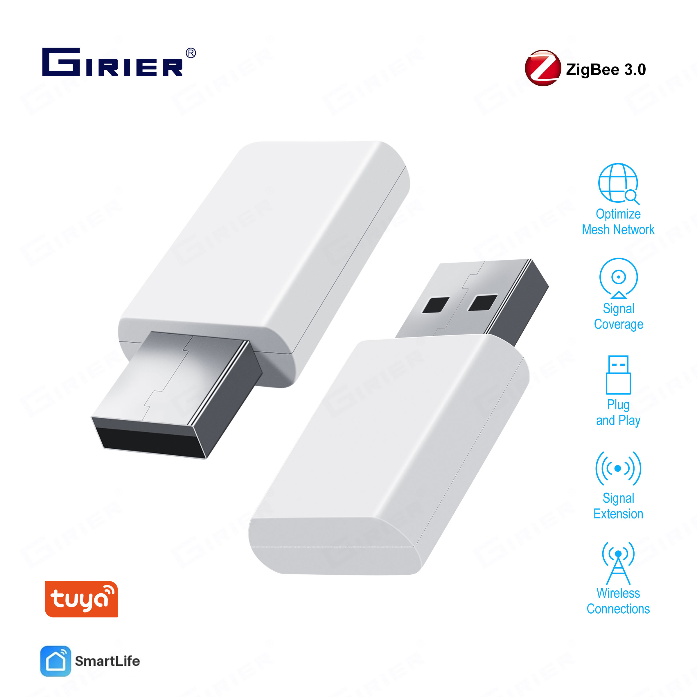 Smart Home Hub - GIRIER ZigBee Repeater Amplifier USB Signal