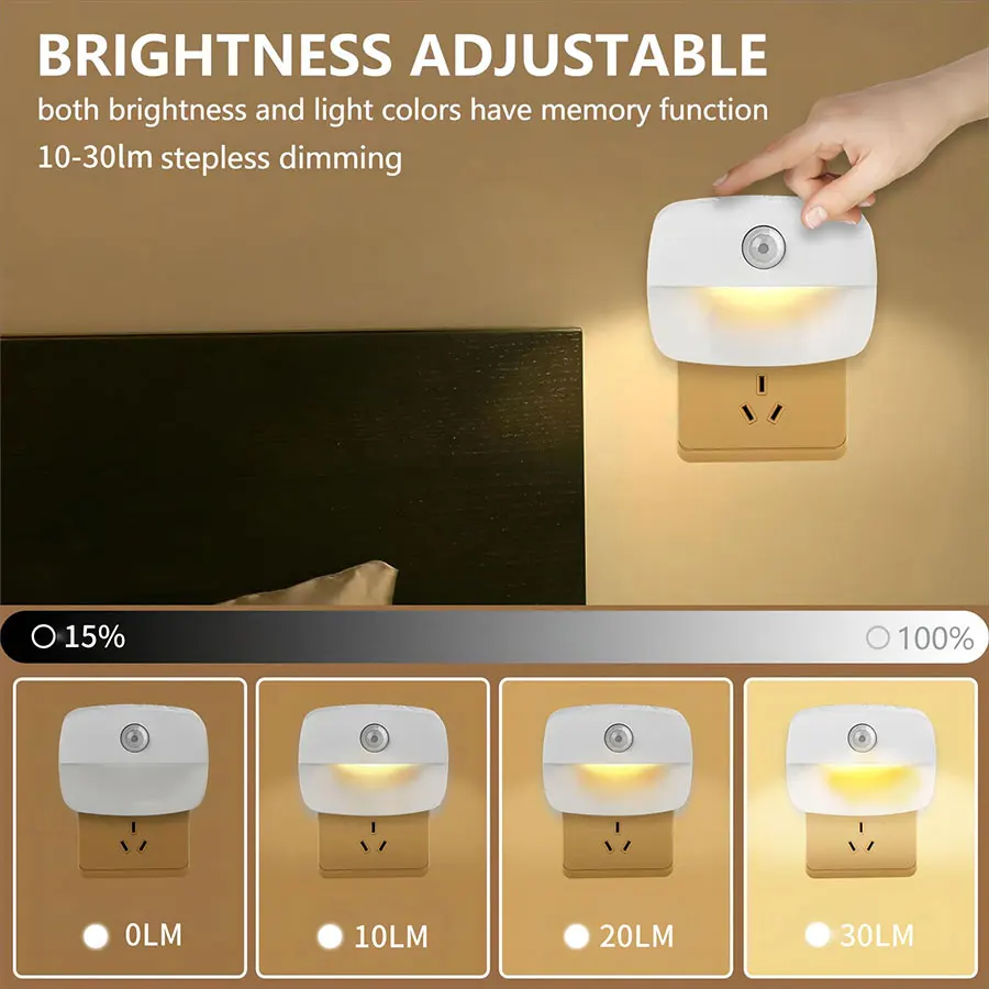 Smart Baby Night Light - Sensor LED Night Light EU/US Plug