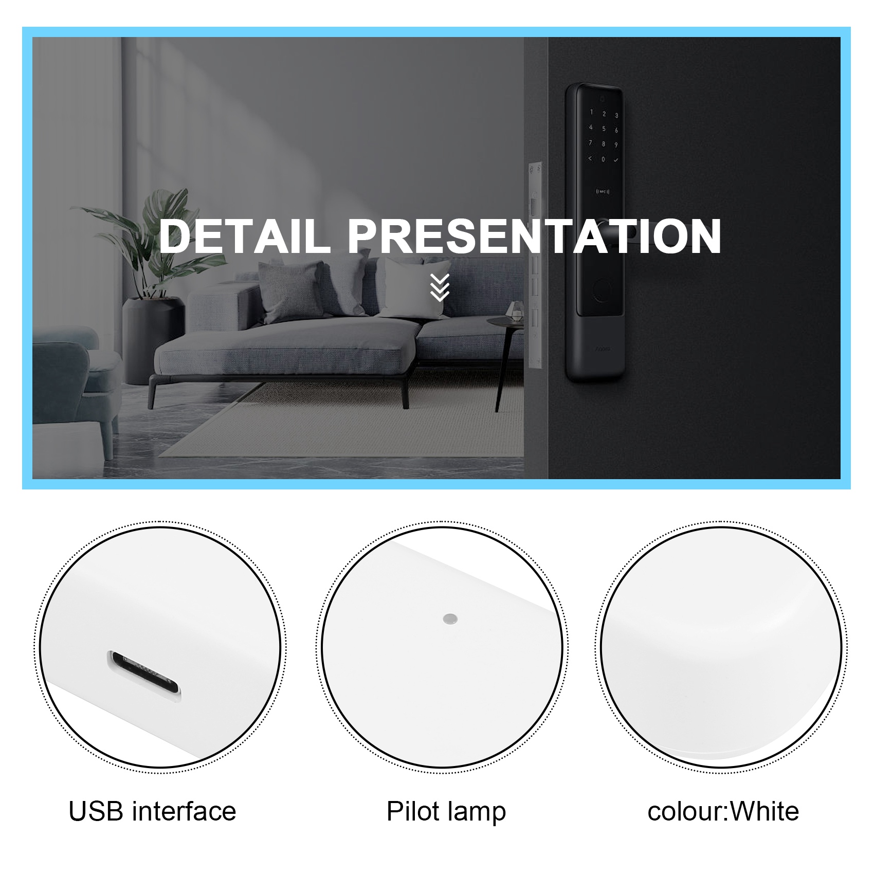 Smart Home Wifi Hub - Bluetooth Wifi Gateway Fingerprint Password Smart