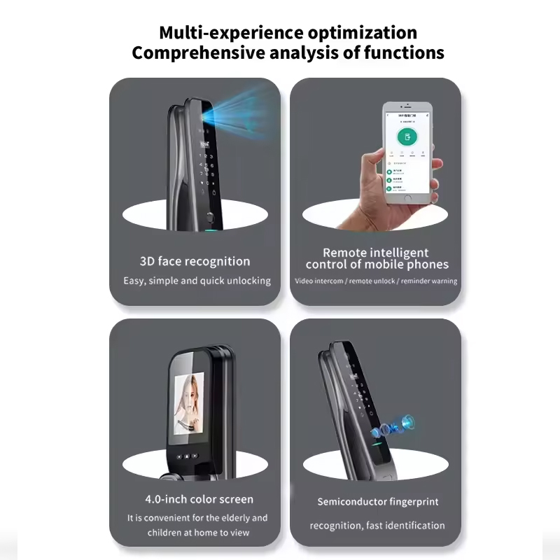 HX5 Smart Door Lock 3D Face Re - đánh giá và giá Smart Home Door Lock