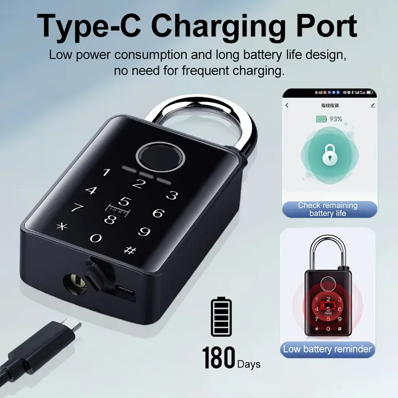 Tuya Smart Door Lock Fingerpri - đánh giá và giá Smart Home Door Lock