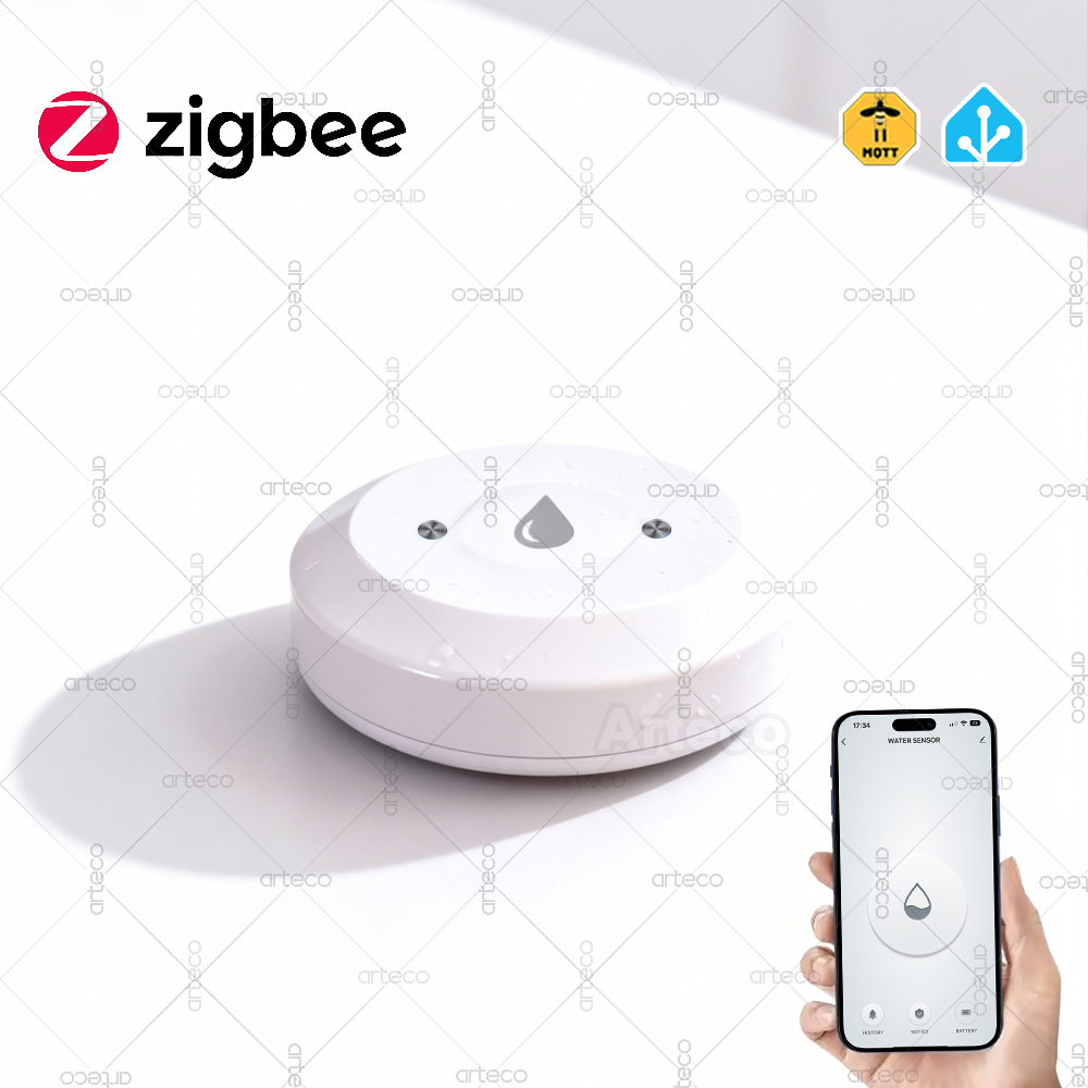 Smart Zigbee Water Sensor Floo - đánh giá và giá Smart Home Zigbee Gateway
