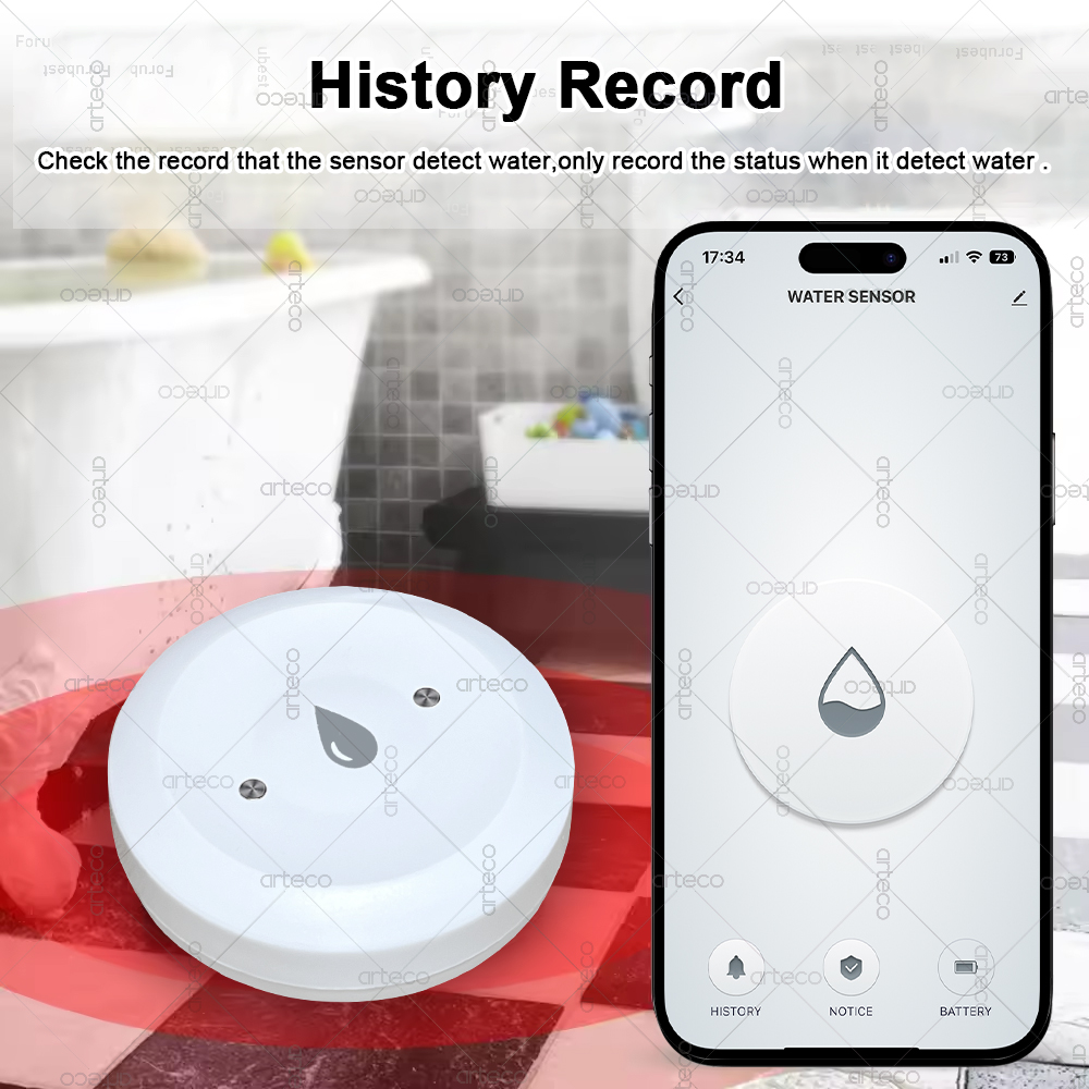 Smart Zigbee Water Sensor Floo - đánh giá và giá Smart Home Zigbee Gateway