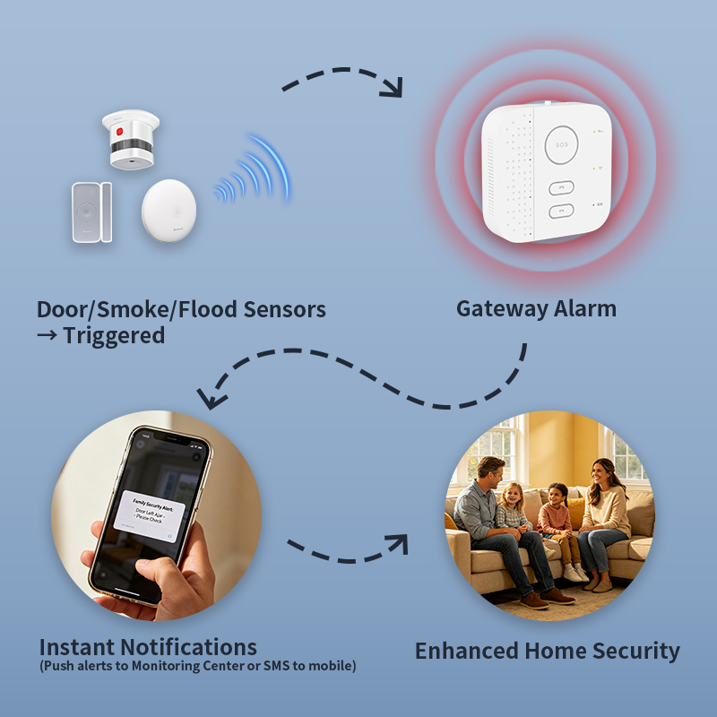 Smart House Alarm System WiFi/ - đánh giá và giá Smart Home Wifi Hub