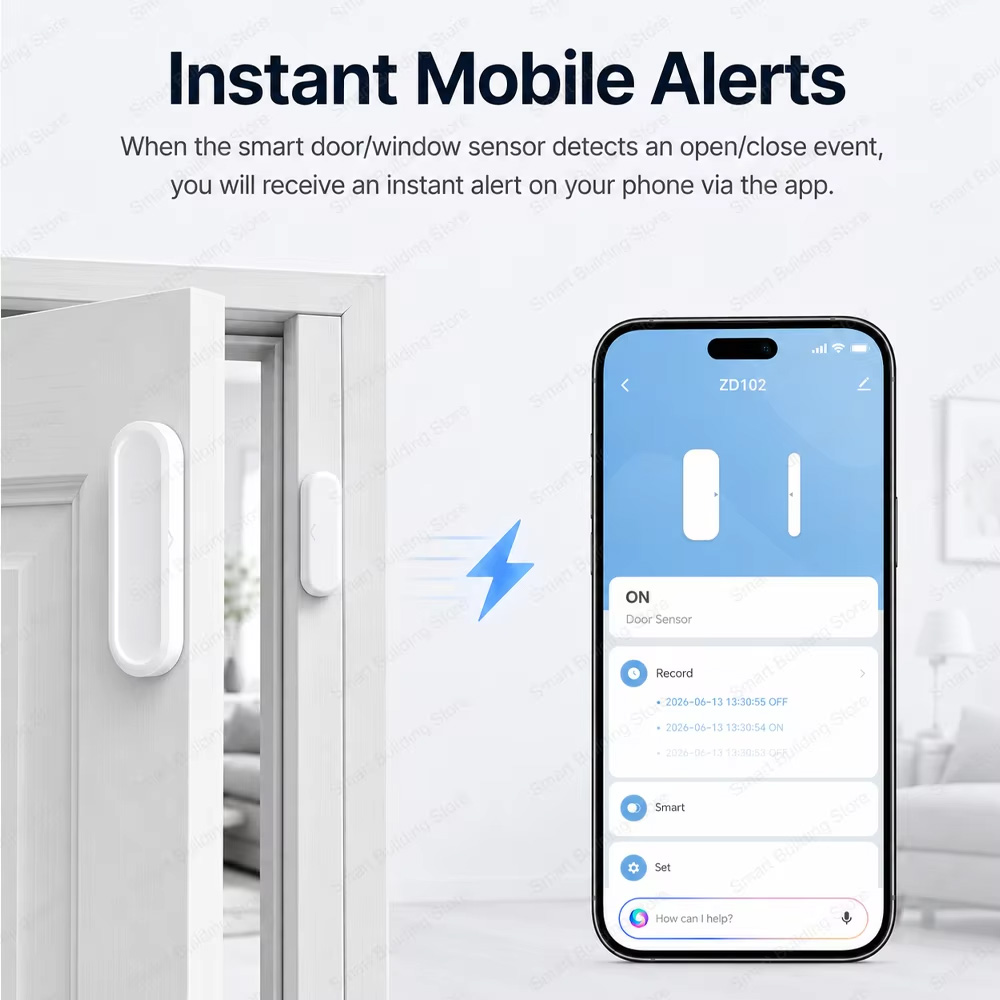 Waterproof Door Window Sensor  - đánh giá và giá Smart Home Zigbee Gateway