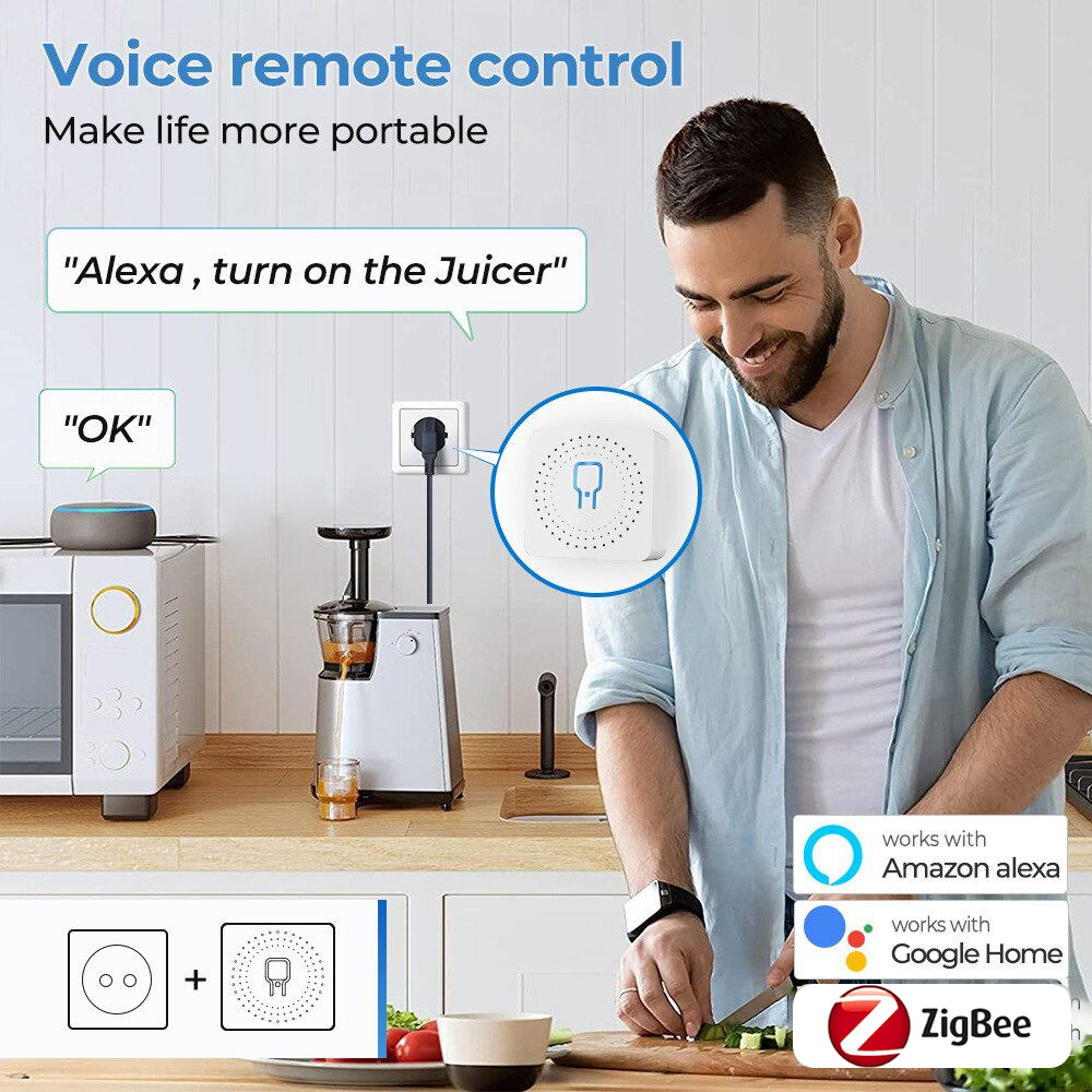 Zigbee 3.0 Mini Smart Switch M - đánh giá và giá Smart Home Wifi Hub