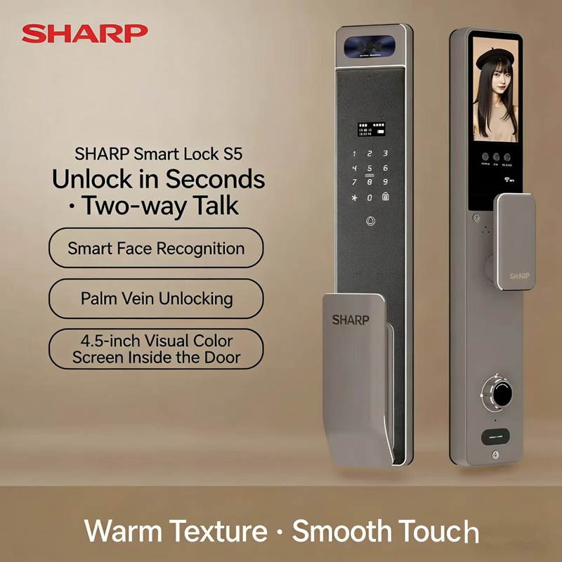 Sharp S5-FV Fully Automatic Sm - đánh giá và giá Smart Home Door Lock