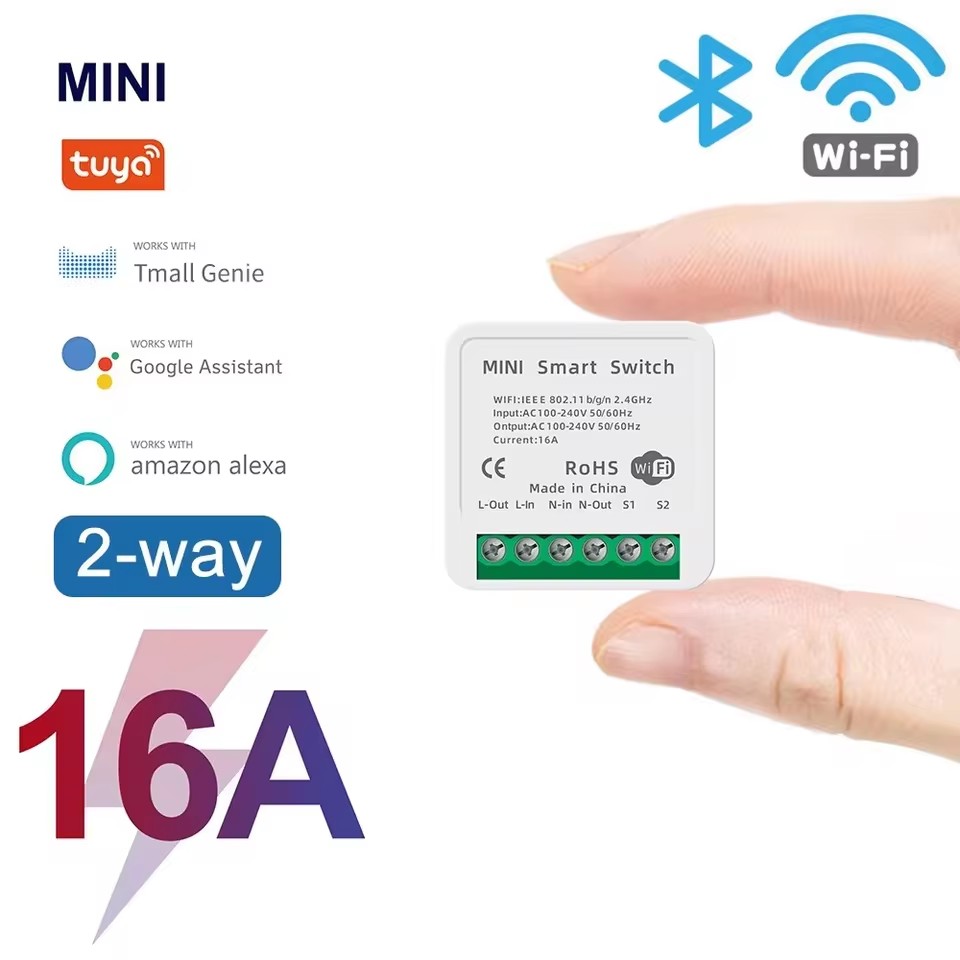 16A Tuya WiFi Smart Switch 2-w - đánh giá và giá Smart Energy Monitor