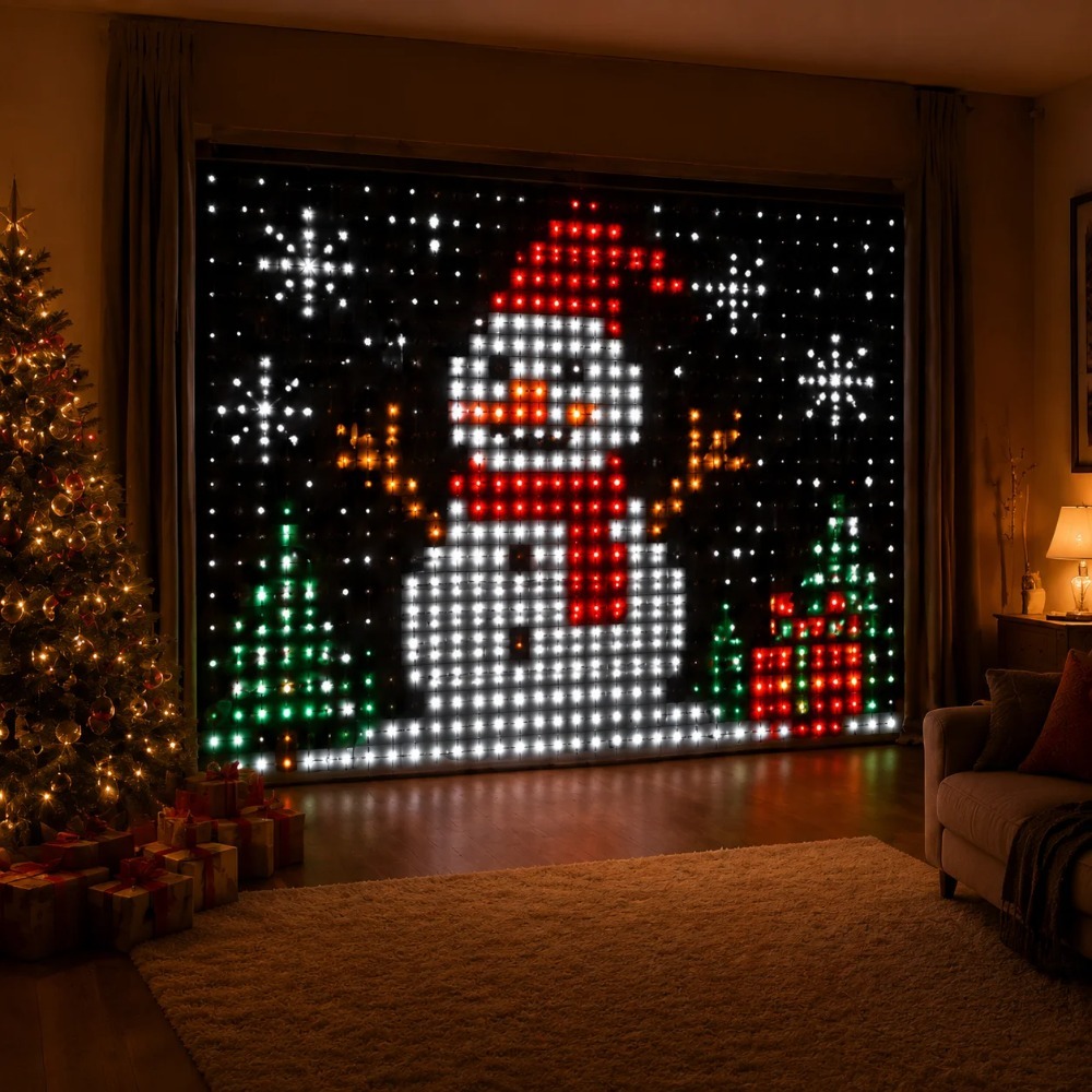 LED Pixel Curtain Lights Bluet - đánh giá và giá Smart Home Lighting