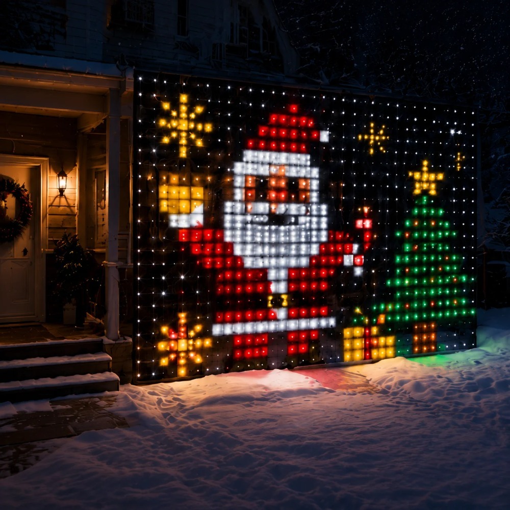 LED Pixel Curtain Lights Bluet - đánh giá và giá Smart Home Lighting