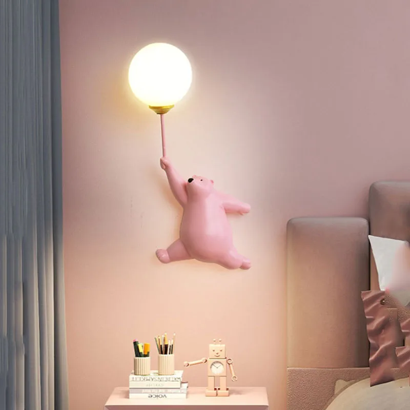 Cartoon Polar Bear LED Sconce  - đánh giá và giá Smart Baby Night Light
