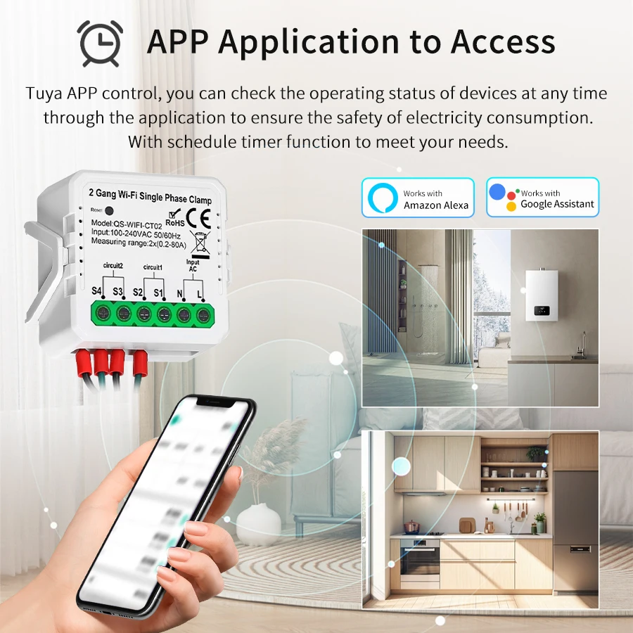 Tuya Smart WiFi Solar Power En - đánh giá và giá Smart Energy Monitor