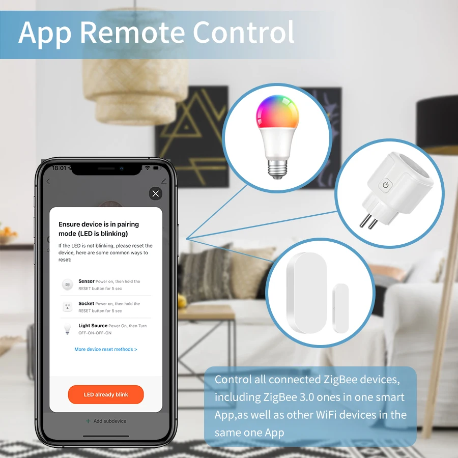 ZigBee Hub Tuya Multi Mode Gat - đánh giá và giá Smart Home Wifi Hub