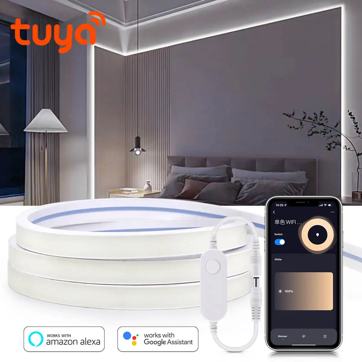 Tuya WiFi Smart COB Neon LED S - đánh giá và giá Smart Home Youtube