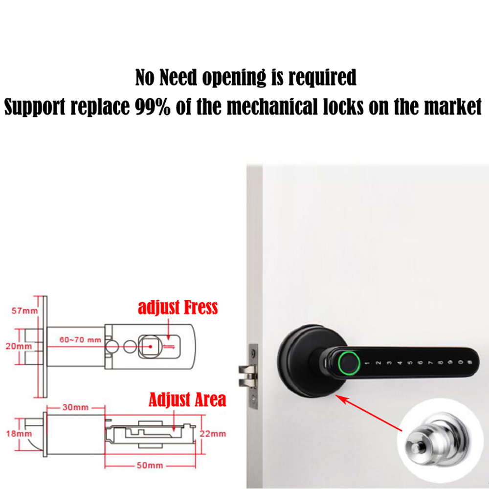 TTLock Smart Bluetooth Fingerp - đánh giá và giá Smart Home Door Lock