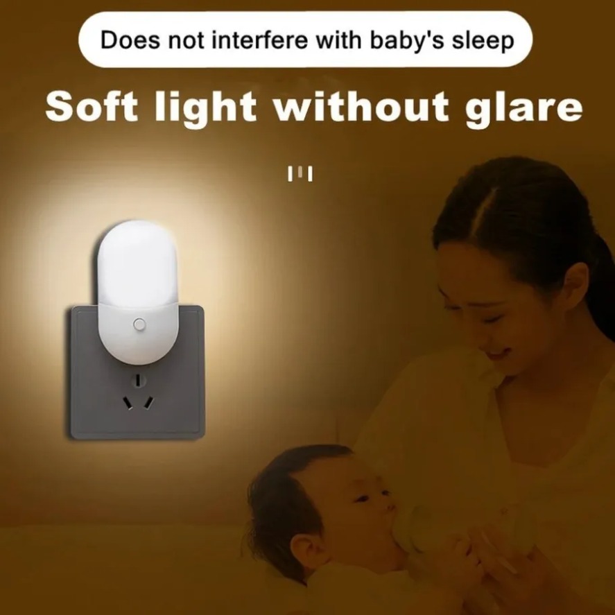 EU/US Plug LED Night Light Sen - đánh giá và giá Smart Baby Night Light