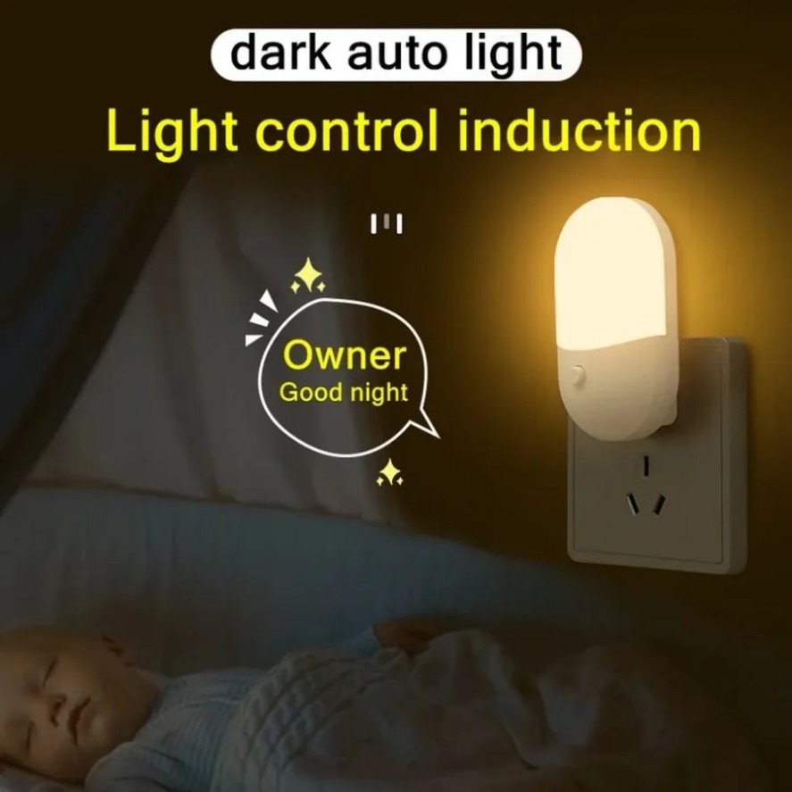 EU/US Plug LED Night Light Sen - đánh giá và giá Smart Baby Night Light