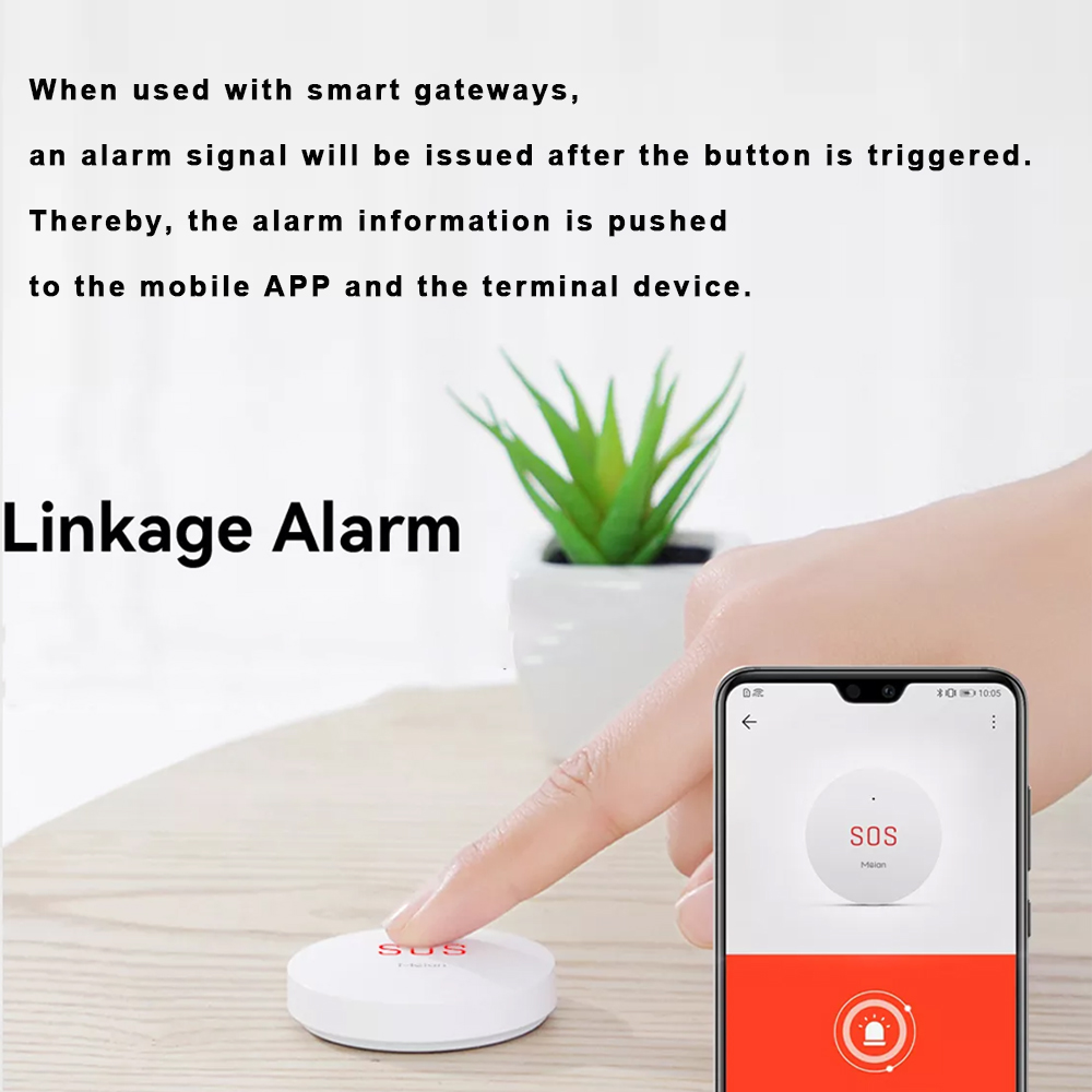 Zigbee Tuya Khẩn Cấp SOS Nút N - đánh giá và giá Smart Home Zigbee Gateway