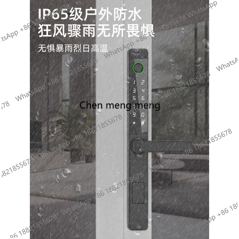 Aluminum alloy smart lock fing - đánh giá và giá Smart Home Door Lock