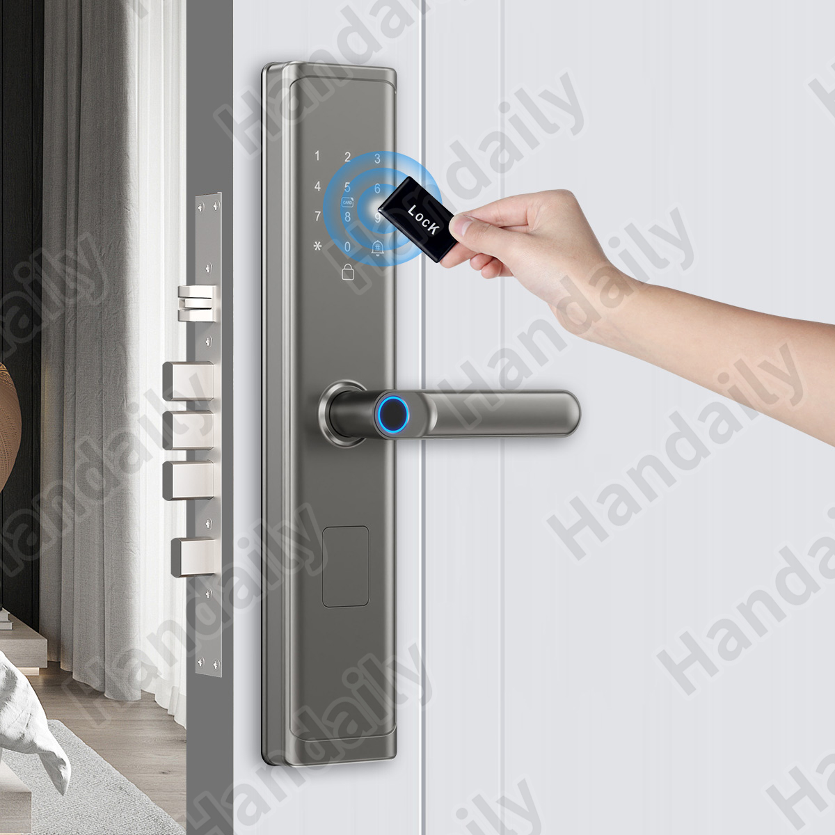 Tuya Wifi TTlock App Fingerpri - đánh giá và giá Smart Home Door Lock