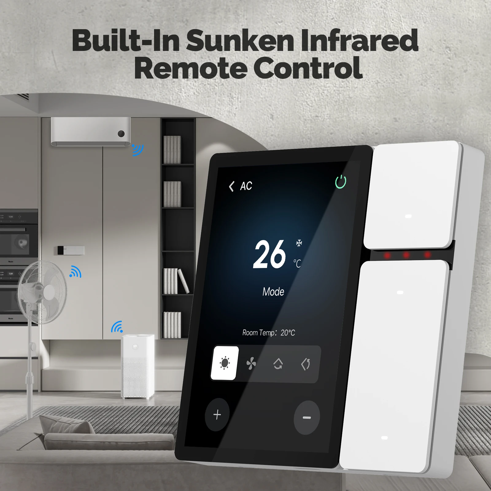MOES Tuya WiFi 3.5-inch Smart  - đánh giá và giá Smart Home Wifi Hub