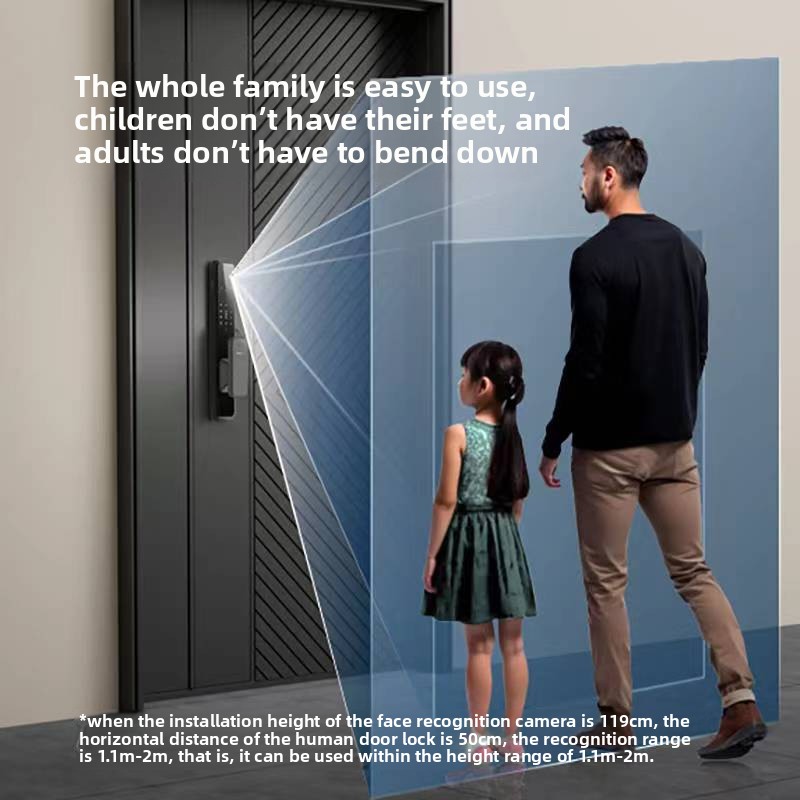 Fully Automatic Smart Lock EL6 - đánh giá và giá Smart Home Door Lock