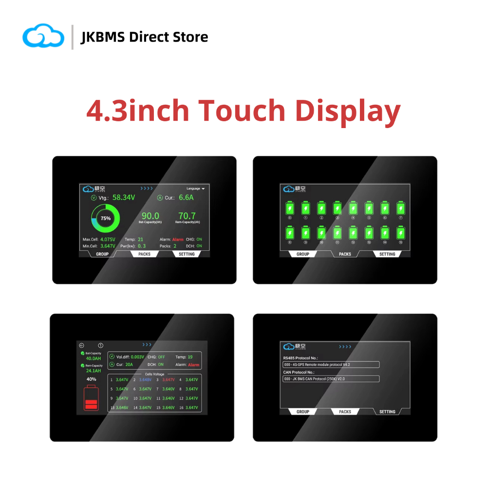 JIKONG V19 Display JKBMS 3.2 I - đánh giá và giá Smart Energy Monitor