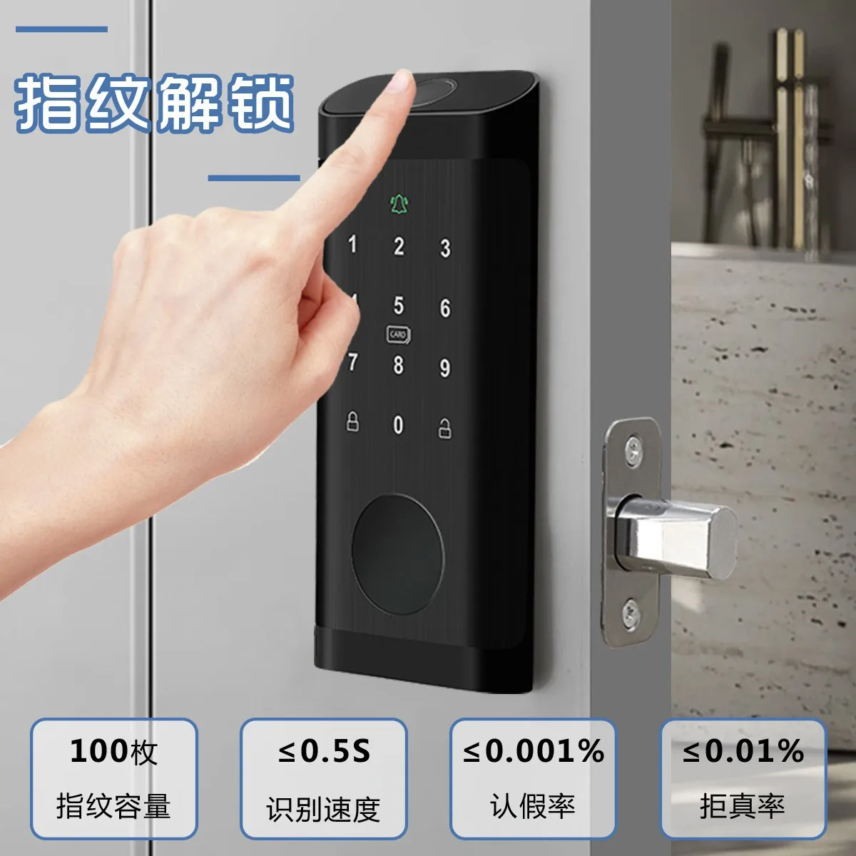 Fingerprint Lock Waterproof Tu - đánh giá và giá Smart Home Door Lock