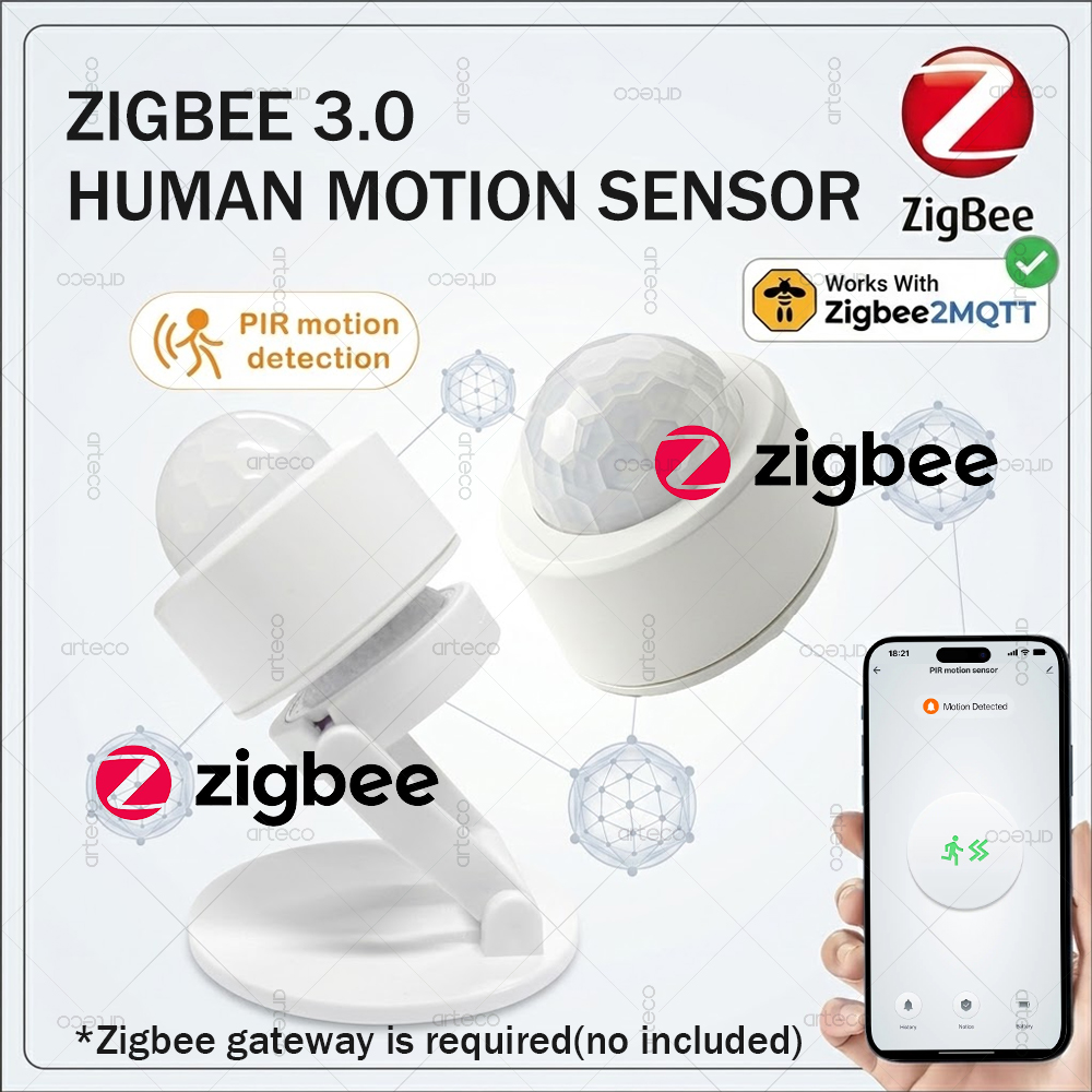 Zigbee 3.0 Mini PIR Motion Sen - đánh giá và giá Smart Home Zigbee Gateway