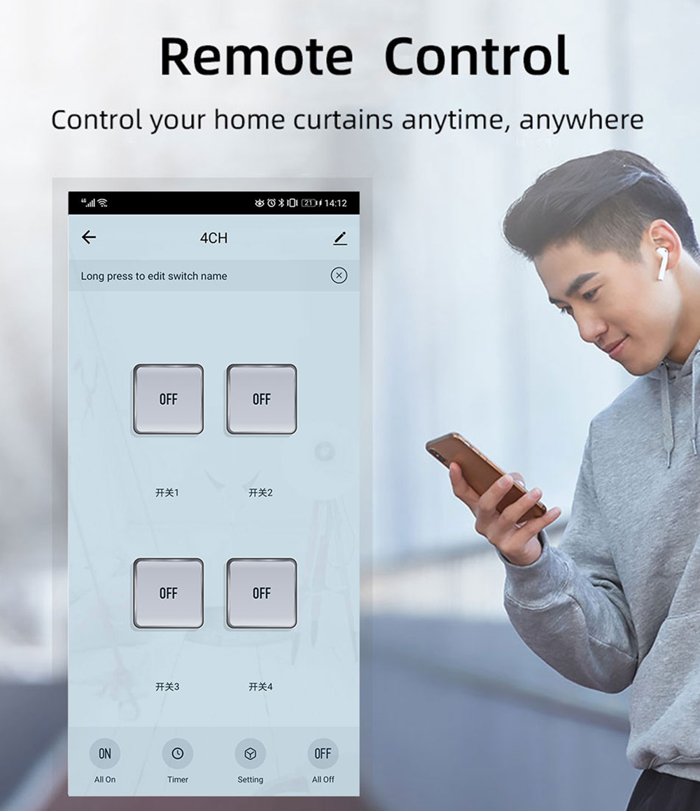 Tuya 4CH Zigbee Switch Relay M - đánh giá và giá Smart Home Zigbee Gateway