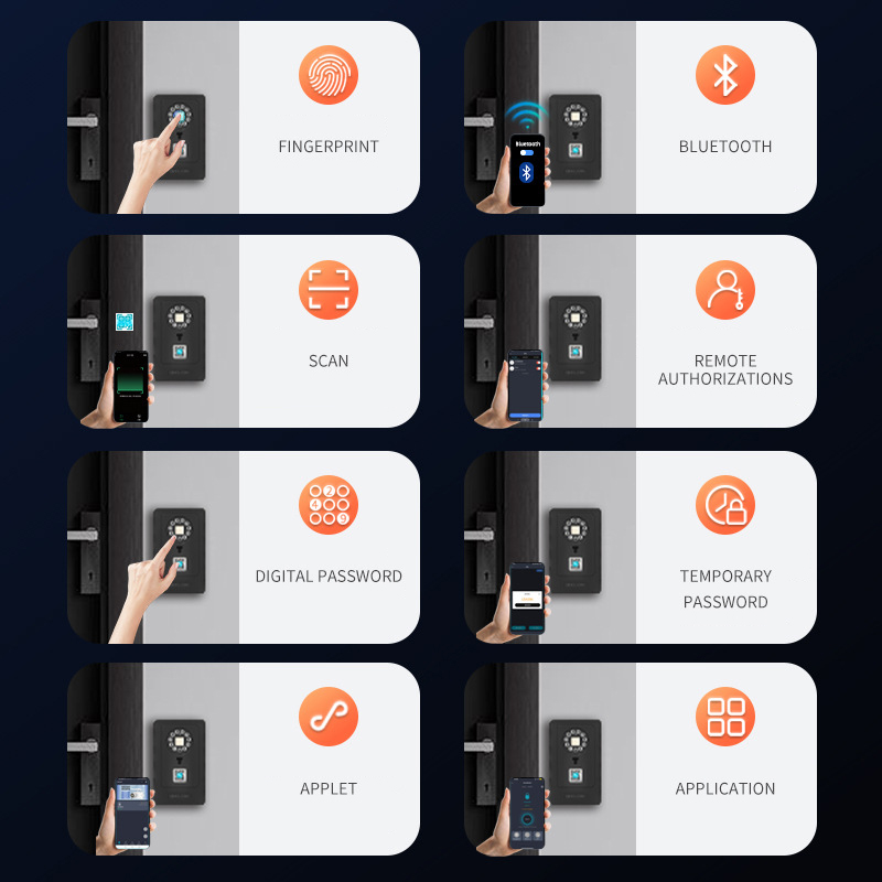 Intelligent Padlock Hang Desig - đánh giá và giá Smart Home Door Lock
