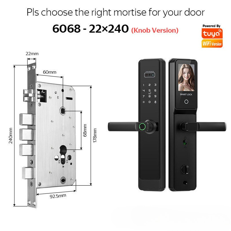 EGFirtor Semi-automaticTuya Fi - đánh giá và giá Smart Home Door Lock