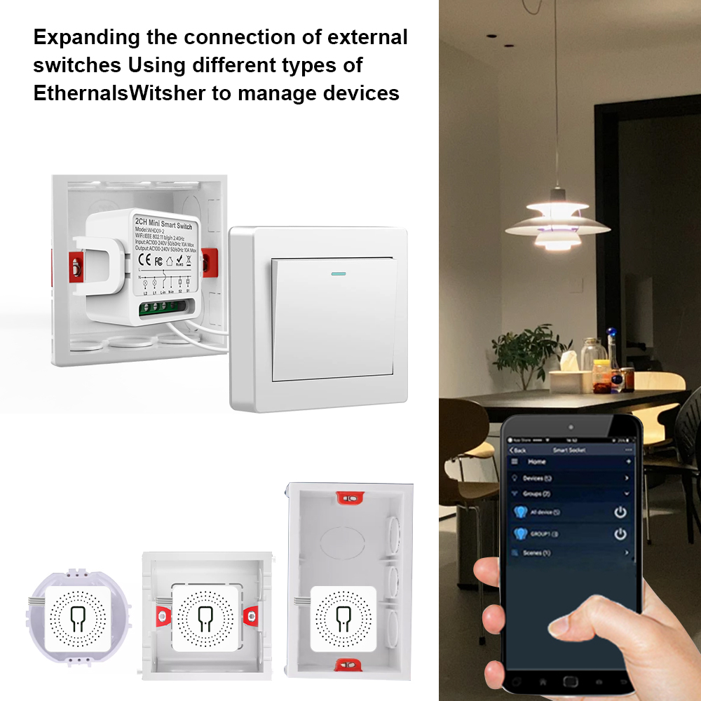 2 Way Tuya Smart Switch 2Gang  - đánh giá và giá Smart Home Lighting