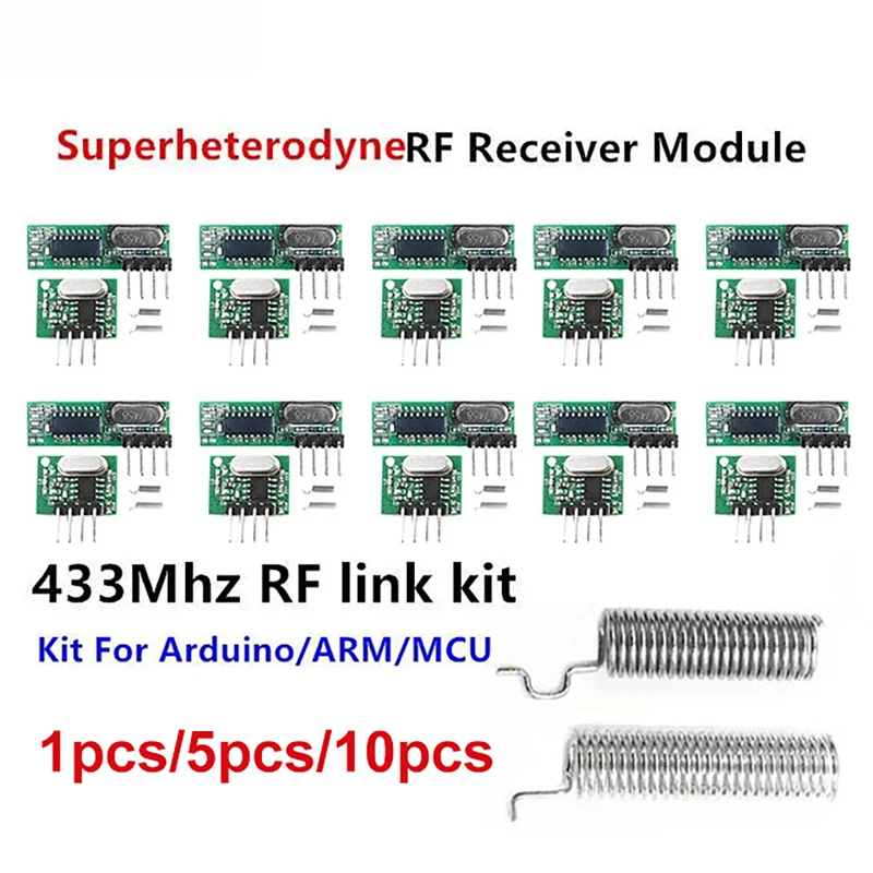 433Mhz RF Transmitter and Rece - đánh giá và giá Smart Home Arduino Uno